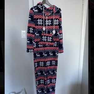 Christmas fuzzy onesie